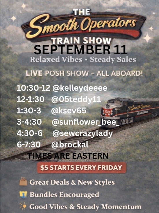 Tops - 🚂 The Smooth Operators 🚂 is LIVE now Every Friday Train Show